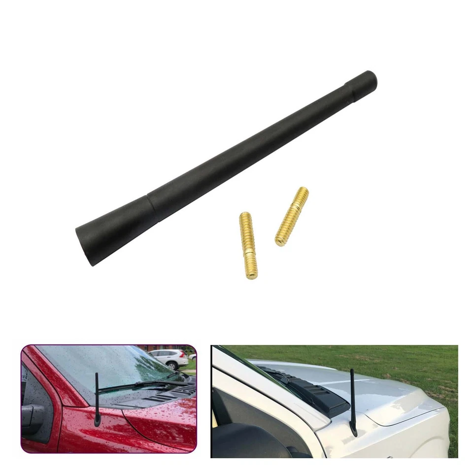 Mástil de antena negro corto de 7" radio AM/FM PARA FORD F-150 F150 2009-2021 nuevo Foto 1 de 4