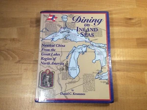 Dining On Inland Seas, Nautical China from Great Lakes, SIGNED Krummes, Limited - Picture 1 of 17