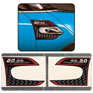 2.0 Works Seitenflügel Verkleidung Abzeichen Aufkleber passt Mini Cooper One JCW F56 F55 F57 - Bild 1 von 3