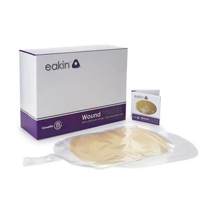 Eakin Fistula Wound Pouch Vertical with Tap Closure 9.7" x 6.3" BX of 5 - Picture 1 of 1