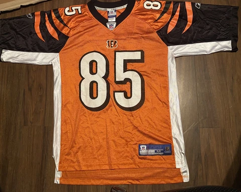 Reebok NFL Bengals #85 Chad Johnson  On Field Jersey Size M Cover