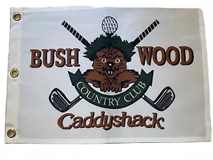 Caddyshack Bushwood Country Club Logo 13" x 18" Golf Pin Flag Movie Gopher - Picture 1 of 1