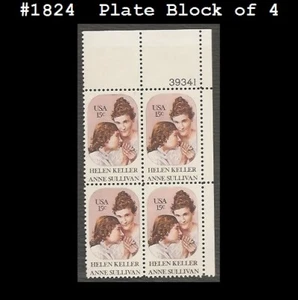 USA3 #1824 MNH PB4 Helen Keller and Anne Sullivan - Bild 1 von 1