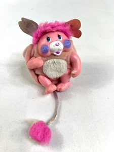 Vintage 1985 Mattel Pocket Popples Pink "Party" Popple Plush Soft Toy Mini - Picture 1 of 9