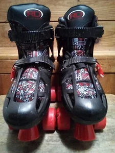 (20-1) "RD ROLLER DERBY" Sz. 3,4,5, & 6 ROLLER SKATES / PRE-ROLLED CONDITION - Picture 1 of 24