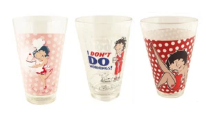 Vasos de media pinta Betty Boop - adecuados para cócteles, cerveza, jugo - Imagen 1 de 5