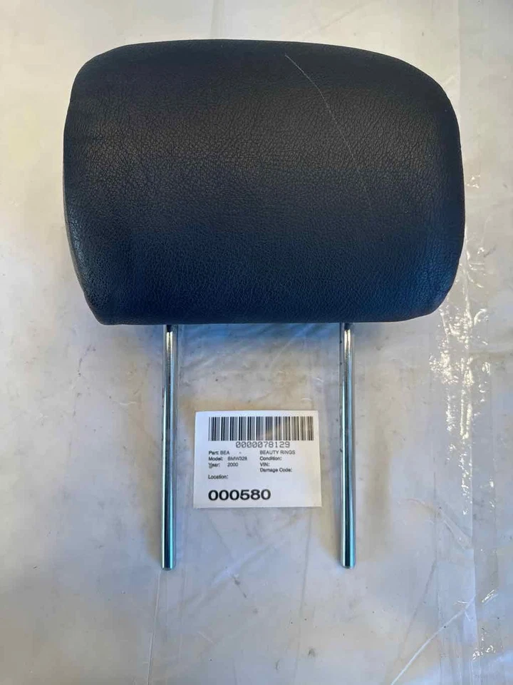 BMW SERIE 3 328i 1999 2000 reposacabezas delantero asiento reposacabezas conductor izquierdo cuero derecho Foto 1 de 4