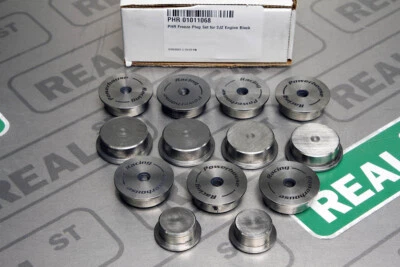 PHR Stainless Freeze Plug Set for Toyota 1JZ-GTE 2JZ-GTE Engine Block - Image 1 of 4