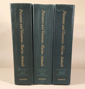 POISONOUS & VENOMOUS MARINE ANIMALS: IN 3 VOLUMES, Bruce W. Halstead 1965-70 H/C - Picture 1 of 24