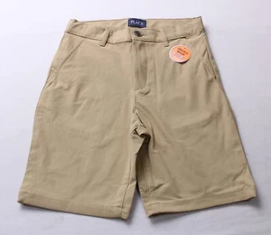 Children's Place Boy's Uniform Quick Dry Chino Shorts EJ3 Tan Size 10 NWT - Picture 1 of 3