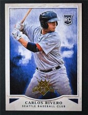 2015 Diamond Kings #191 Carlos Rivero RC - NM-MT