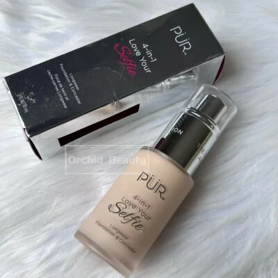 New PÜR 4-in-1 Love Your Selfie Longwear Foundation & Concealer~LG2~Full size - Image 1 of 4