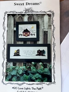 Patrón artesanal #609 Friends & Flowers Stitcheries Nuevo de Lote Antiguo Dulces Sueños Hecho en Casa - Imagen 1 de 6
