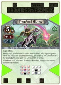 1x Elven Scout Mistress EOJ SET3 #268 PS3 Eye Of Judgment Inglés Casi Nuevo/Sin jugar C - Imagen 1 de 1