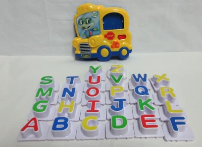 LeapFrog ABC School Bus Fridge Phonics Player and Upper Case Letter Set Complete - Image 1 of 4