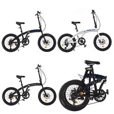 Folding Bicycle 20 Inch Bikes for Adults 7-Speed Variable Folding City Bicycle