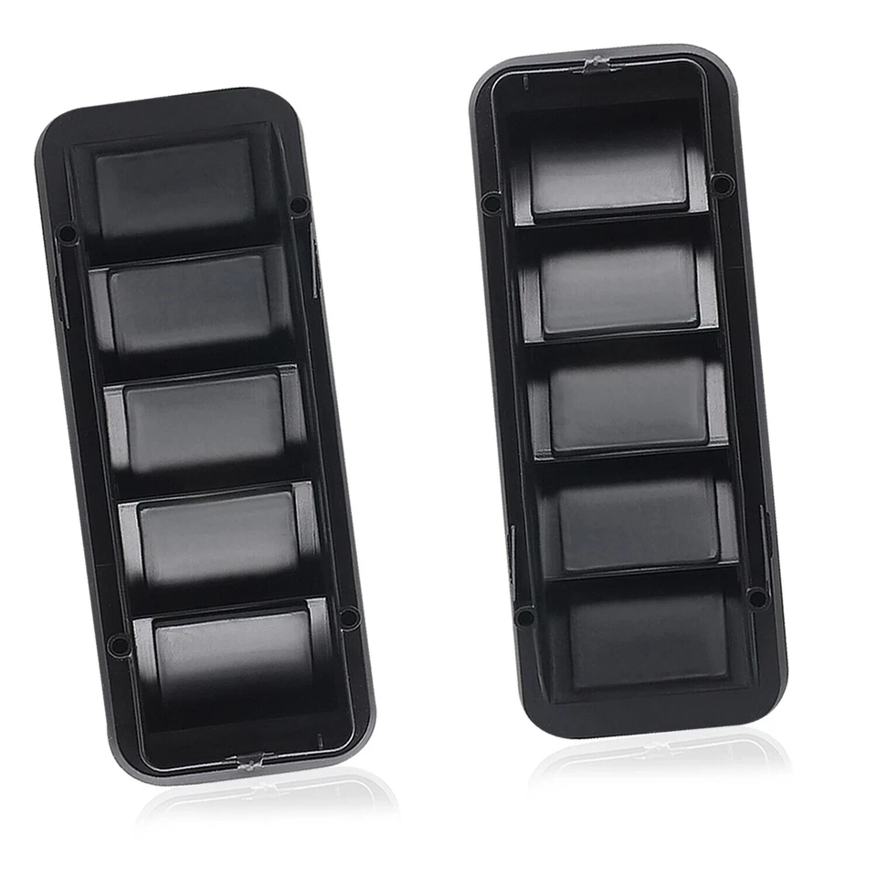 Cubierta de protección de ventilación de cabina negra para Chevrolet Silverado 1500 HD 2005-2006 Foto 1 de 4