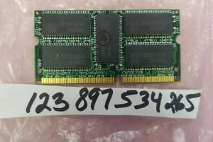 512MB 1RX8  144p PC133 CL3  ECC SDRAM SODIMM 3.3VOLT SINGLE RANK 64X8  - Picture 1 of 1