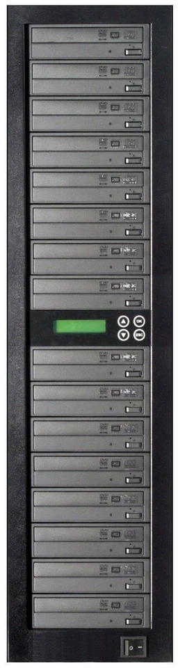 MediaStor #a61 1-15, 1 to 15 Target 16X Bluray 16X DVD Pioneer Burner Duplicator - Image 1 of 1