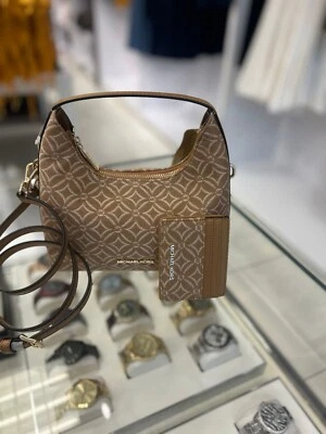 Michael Kors Ladies Ember Small Women Messenger Crossbody  Purse (Deer) + Wallet - Image 1 of 4