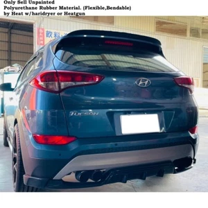 240S Add-On Rear Duckbill Trunk Spoiler Wing Fits 2015~2021 Hyundai Tucson TL - Picture 1 of 10