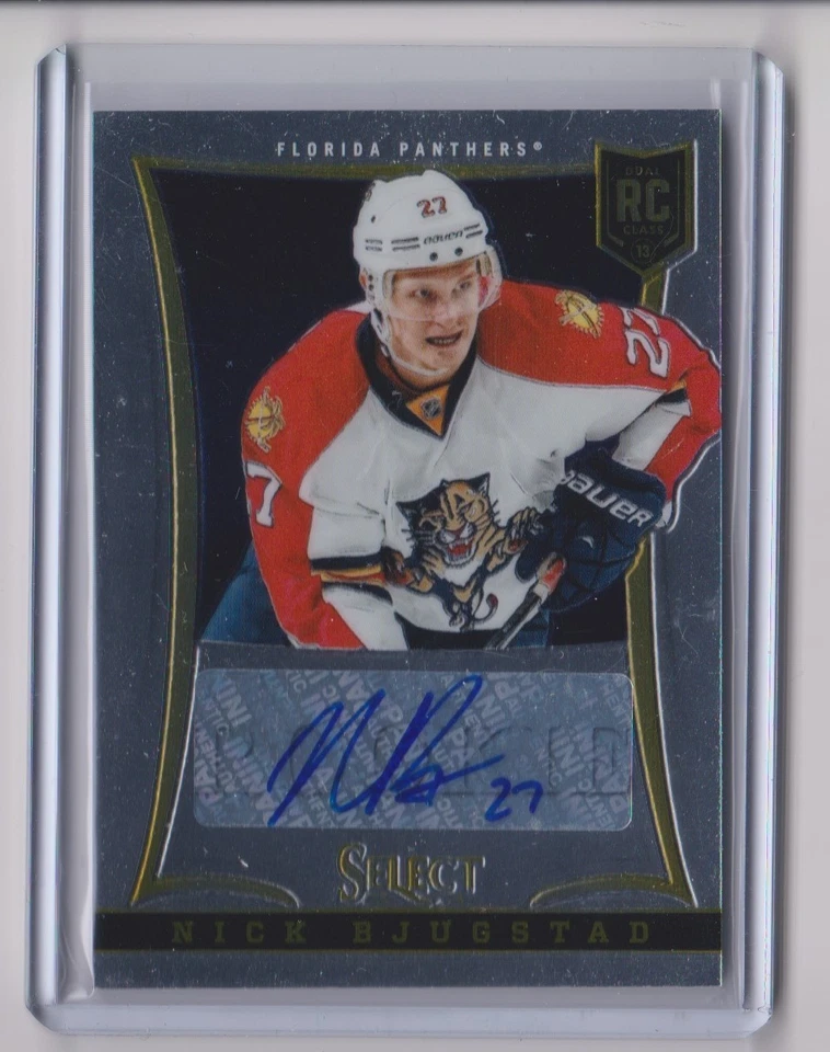 13-14 2013-14 Select #284 Nick Bjugstad AUTO 123/399 Rookie Florida Panthers  - Image 1 of 1
