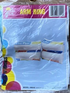  Inflatable Pool Arm Bands Namco Ring Floaties Vtg NEW Fun N Sun  - Picture 1 of 8