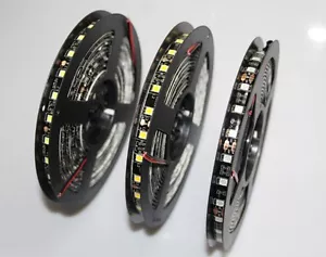 DC12V 5M 5050 300LED Strip Light car DRL DIY tape lamp Black PCB Waterproof IP65 - Picture 1 of 9