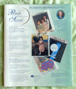 Creative Memories 8.5 X 11 Portrait Sleeves - White - Picture 1 of 2