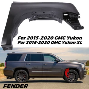 New Primed Front Passenger Right Side Fender For 2015-2020 GMC Yukon / Yukon XL - Picture 1 of 15