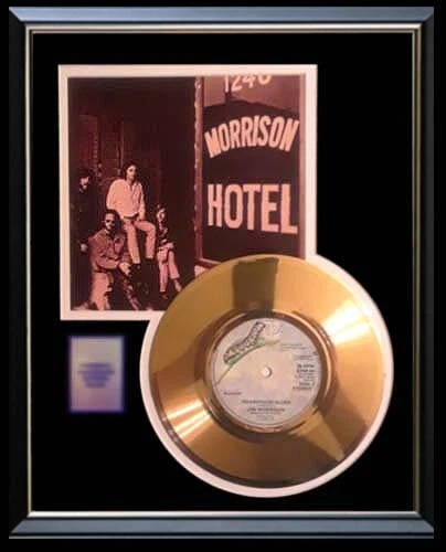 THE DOORS ROADHOUSE BLUES 45 RPM GOLD METALIZED RECORD NON RIAA JIM MORRISON - Image 1 of 1