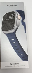 NOMAD Sport Band for Apple Watch 49mm 44mm 45mm Series 10 9 8 Ultra 1 & 2 - Blue - Photo 1 sur 1