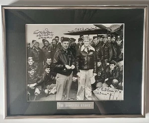 Signed Doolittle Raiders Framed Picture With Description. - Picture 1 of 2