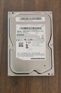 Samsung HD103SJ Spinpoint 1TB 3.5" SATA DRIVE 7200RPM - WORKS  - Picture 1 of 4