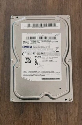 Samsung HD103SJ Spinpoint 1TB 3.5" SATA DRIVE 7200RPM - WORKS  - Image 1 of 4