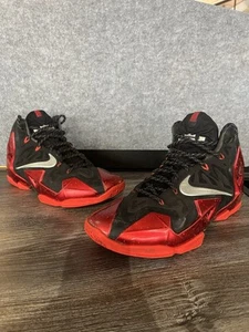 Nike LeBron 11 XI Miami Heat Away scarpe da ginnastica sneakers 616175-001 taglia UK10/US11π - Foto 1 di 10