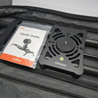 Konova P1 Carbon Camera Slider 80cm(31.5") with Bag Parallax Panorama Stable - Image 1 of 4