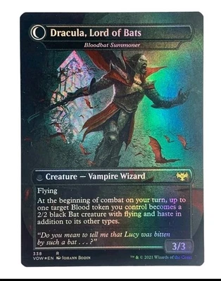 MTG | Dracula, Lord of Blood / Voldaren Bloodcaster | VOW | Foil | NM | EN - Bild 1 von 2
