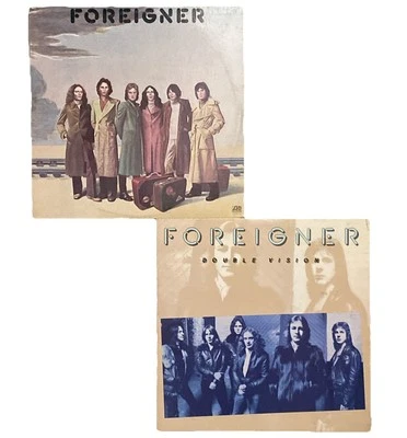 FOREIGNER Vinyl Lot Of 2 - Self-Titled ST Debut, Double Vision LP Atlantic, Rock - Image 1 of 4