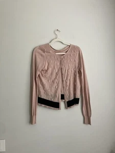 Alannah Hill - Size 12 Women's "little Sponge Delight Cardigan " Pink Silk Blend - Bild 1 von 5