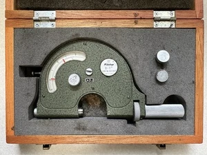 MITUTOYO 0-1" INDICATING MICROMETER PASSOMETER 523-107A 0.0001" GRADUATION - Picture 1 of 4