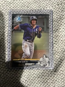 Bowman Draft 2017 cromo Fernando Tatis Jr. #BDC-71 Prospect novato RC Padres - Imagen 1 de 1