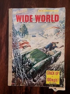 WIDE WORLD The True Adventure Magazine for Men May 1961 Australia & NZ - Picture 1 of 9