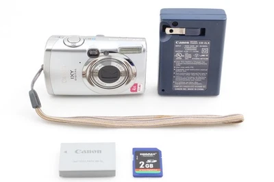 [Near MINT+3] Canon IXY Digital 810 IS 8.0MP 4X Zoom Digital Camera Silver JAPAN - Image 1 of 4