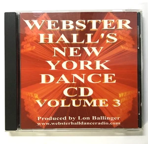 WEBSTER HALL'S NEW YORK DANCE; VOL.3 CD #WEBCD6 (1999) WEBSTER HALL RECORDS - Imagen 1 de 5