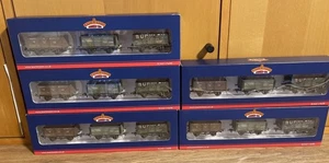BACHMANN 00 1 Box Of 3 X NORTHERN PRIVATE OWNER WAGONS WEATHERED. NO.37-095 - Picture 1 of 4