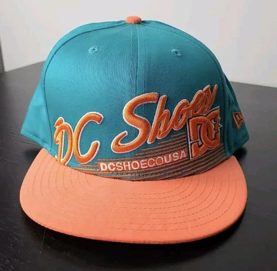 DC Shoes hat, teal and orange - Image 1 of 4