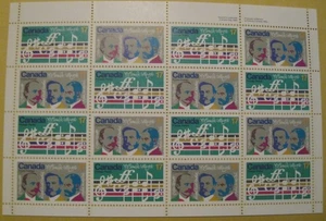 Canada  O Canada Day 1980 Pane MNH With Souvenir Songsheet Folder - Picture 1 of 5