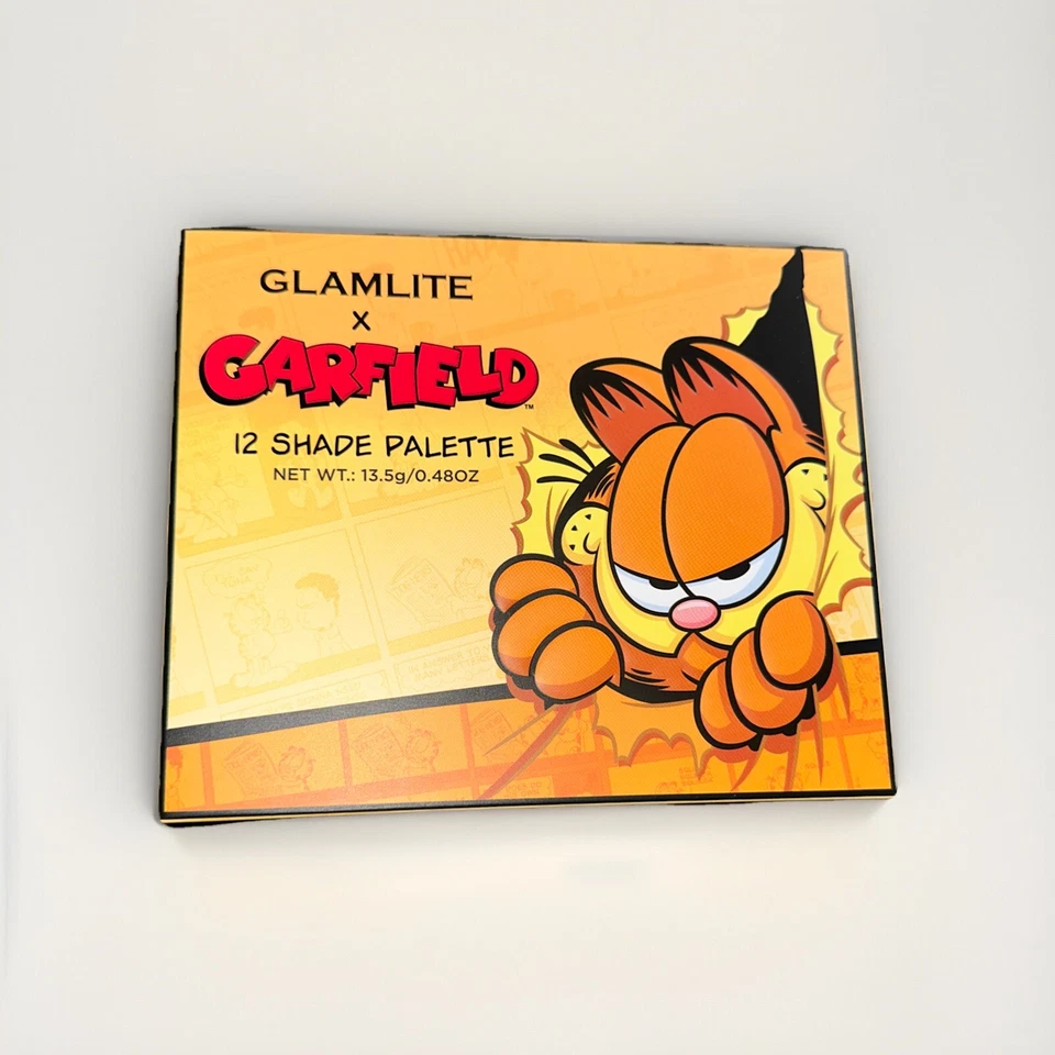 Glamlite X Garfield 12 Shade Eyeshadow Palette - Limited Edition - Image 1 of 4
