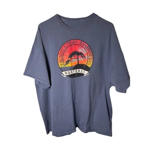 Pacific Coast Monterey Graphic Tee Blue Sunset Tree Gr. XL-XXL Baumwolle - Bild 1 von 4